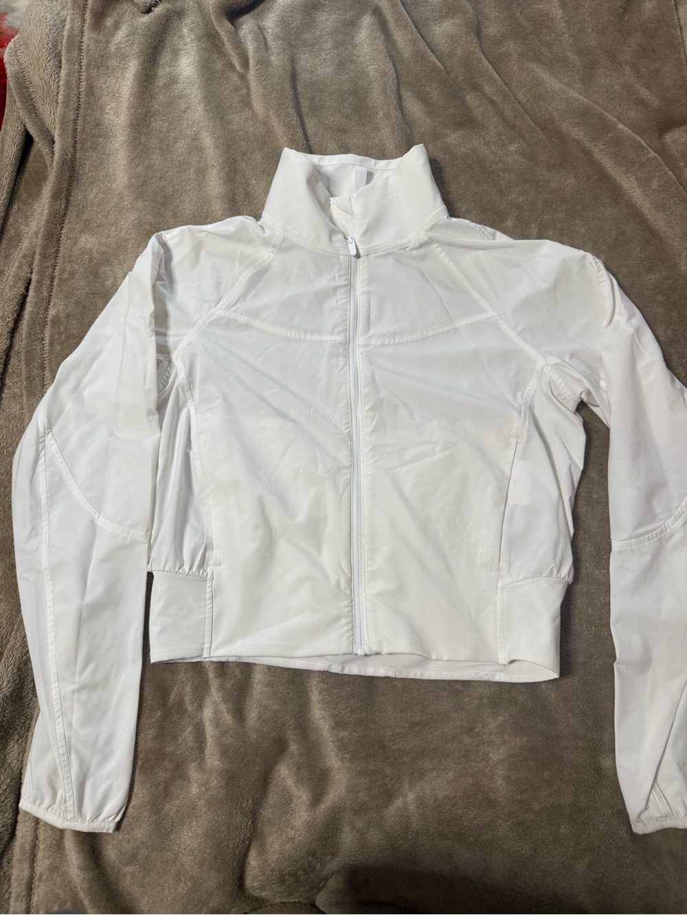 lululemon athletica White Full-Zip Utility Jacket